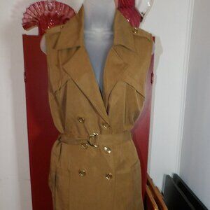 Chico's Sleek Trench Vest Dress Size Chico's 2 (US 12) New with Tags
